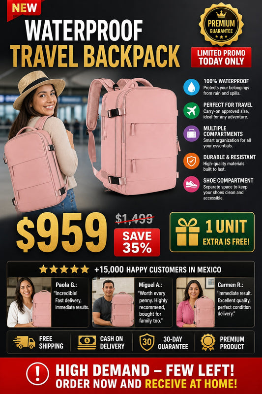 Mochila De Viaje Impermeable - imagen 1