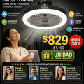 Lampara Ventilador Con Luz Y Control - imagen 1