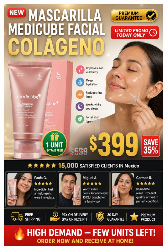 Mascarilla Medicube Facial Colageno - imagen 1