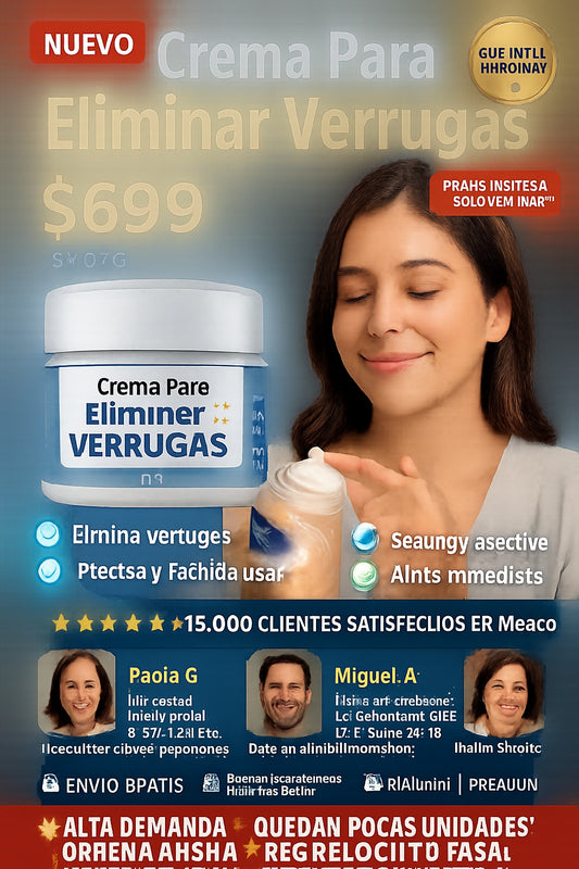 Crema Para Eliminar Verrugas - imagen 1