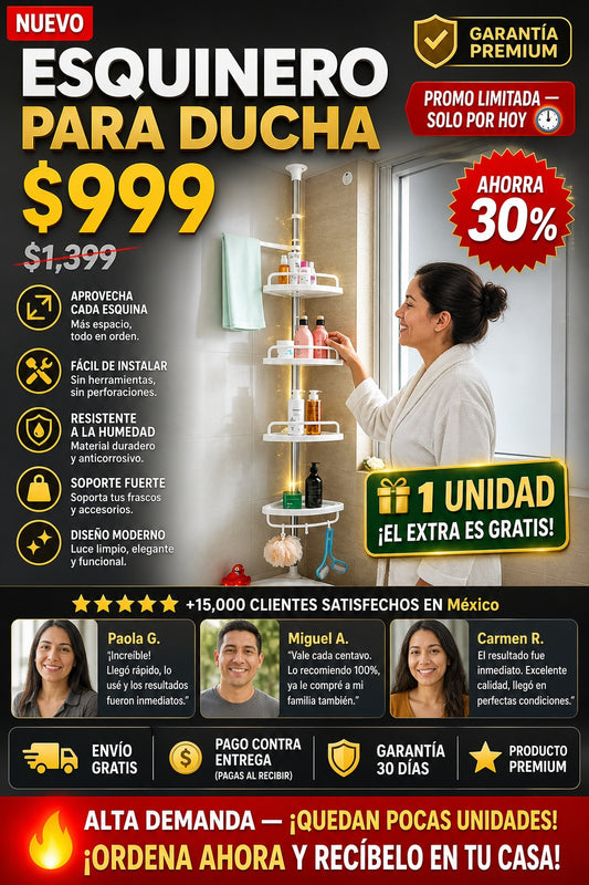 Esquinero Para Ducha - imagen 1