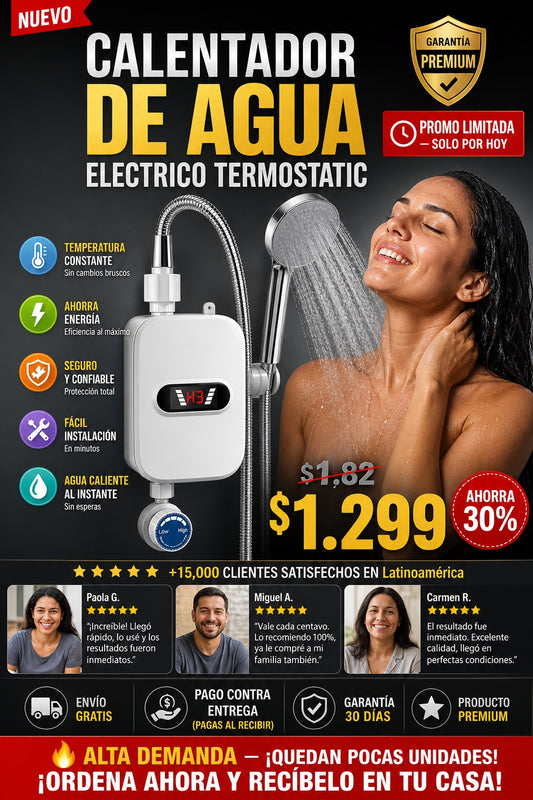 Calentador De Agua Electrico Termostatic - imagen 1