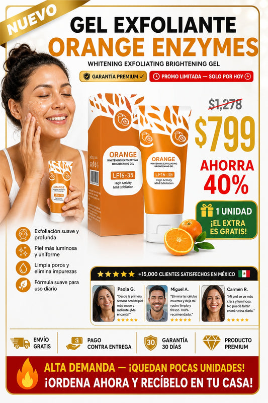 Gel Exfoliante Orange Enzymes - imagen 1