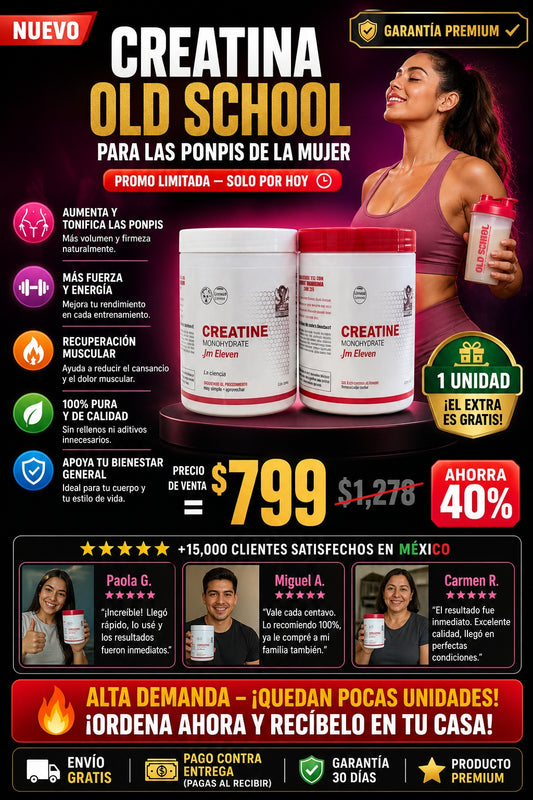 Creatina Old School para las ponpis de la mujer - imagen 1