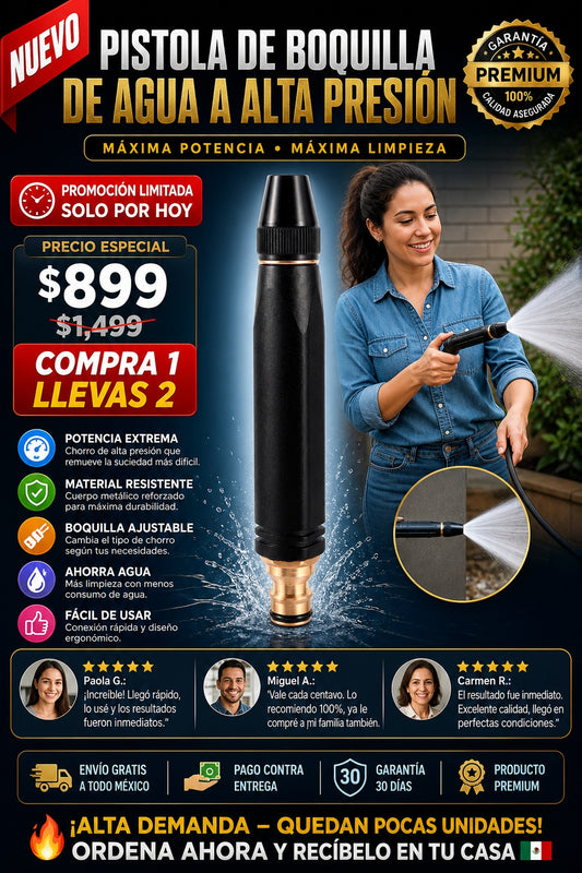 Pistola De Alta Presion De Agua Boquilla - imagen 1