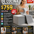 Kit 10 Piezas Pano De Cocina - sección 1
