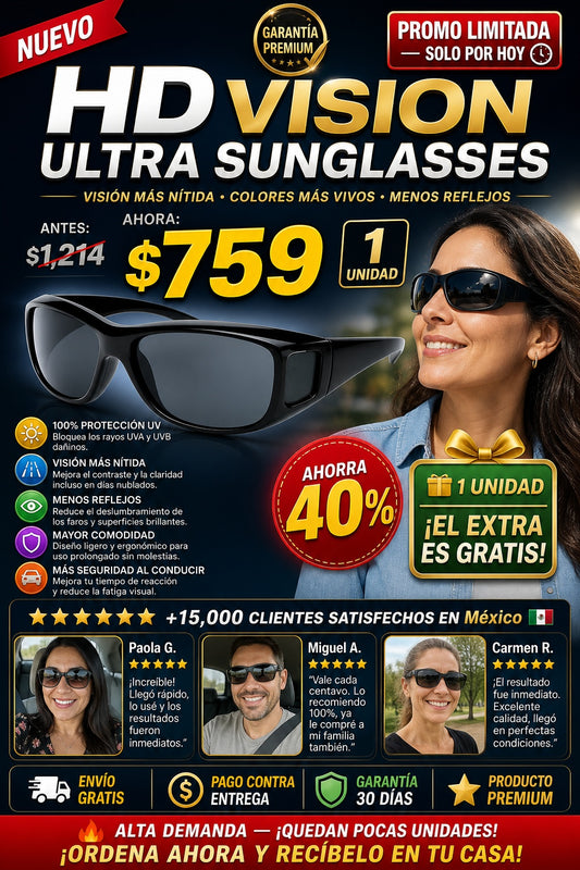 Gafas De Conduccion 2x1 Hd Vision Lentes - imagen 1