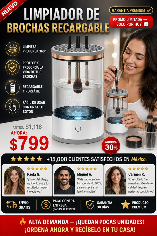 Limpiador De Brochas Recargable - imagen 1