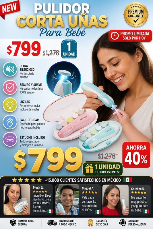 Pulidor Corta Unas Para Bebe - imagen 1