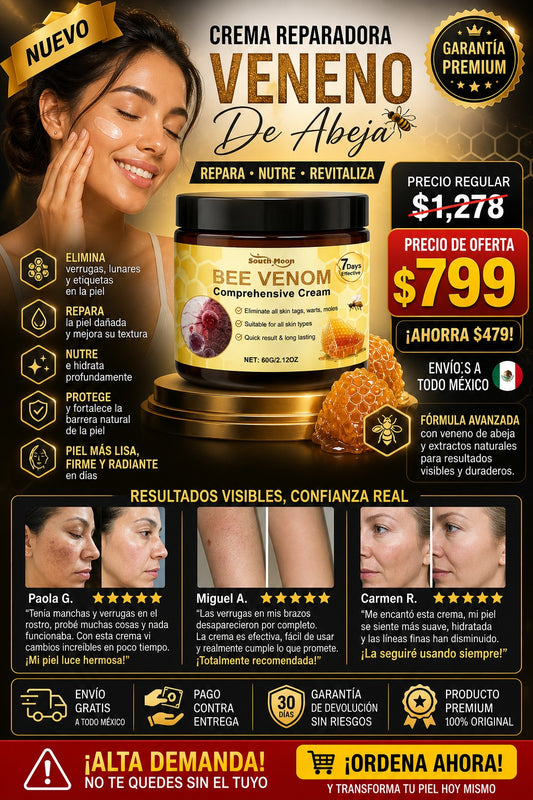 Crema Reparadora Veneno De Abeja - imagen 1