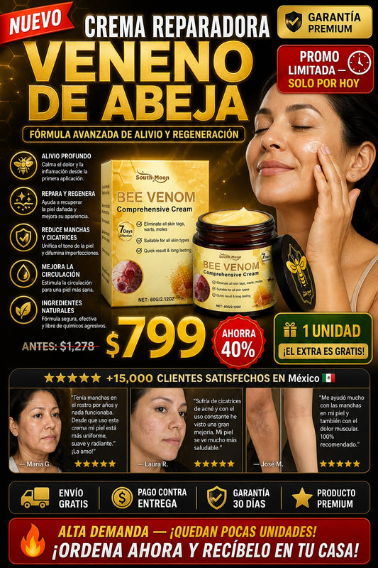 Crema Reparadora Veneno De Abeja - imagen 1