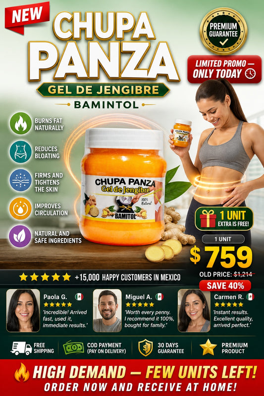 Chupa Panza Gel De Jengibre Bamintol - imagen 1