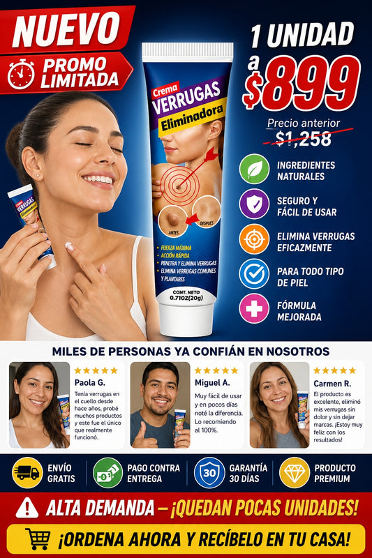 Crema Para Eliminar Verrugas - imagen 1