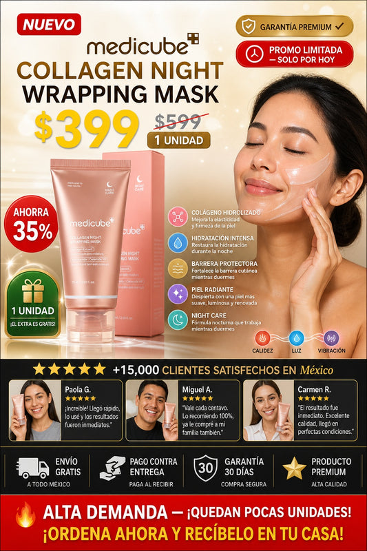 Mascarilla Medicube Facial Colageno - imagen 1
