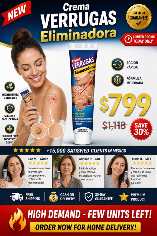 Crema Para Eliminar Verrugas - imagen 1