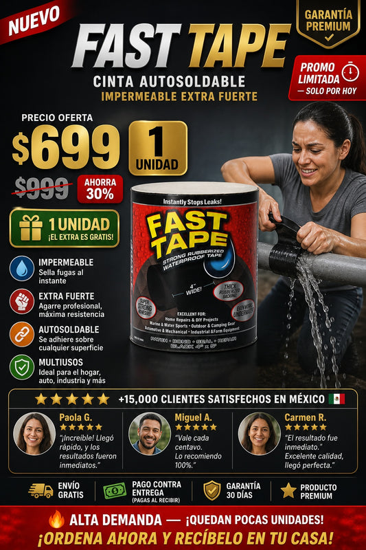 Cinta Flex Tape Adhesiva Repara Antifuga - imagen 1