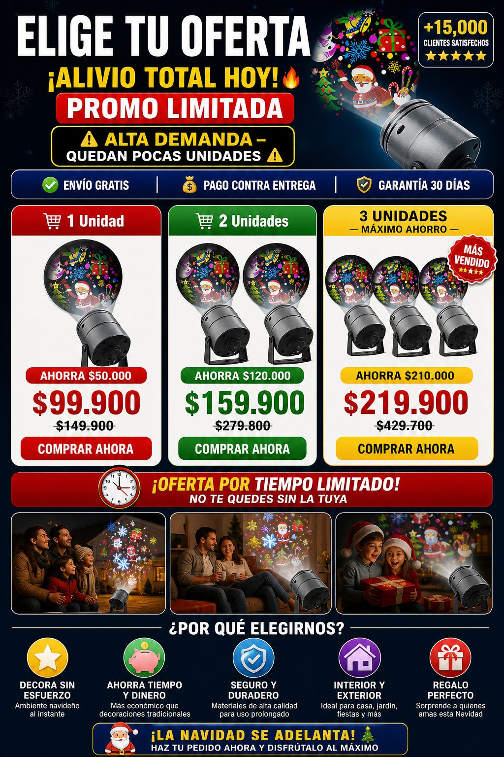 ¡La Navidad Se Adelanta! Asegura el Proyector Más Vendido Antes de que Se Agote Como el Año Pasado - imagen 2