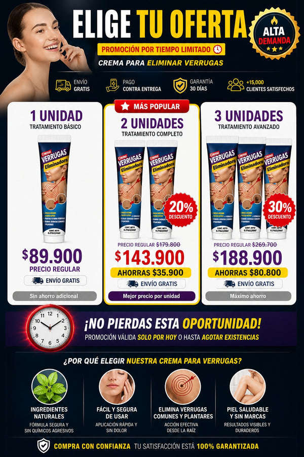 Crema Para Eliminar Verrugas - imagen 2