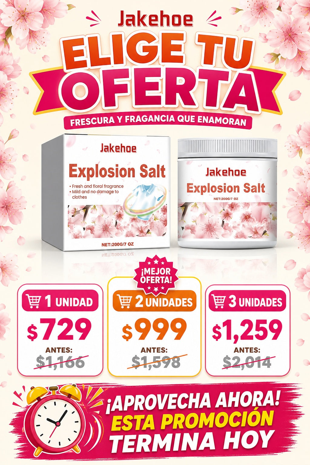 Sal Explosiva Quitamanchas Removedor Ropa - imagen 2