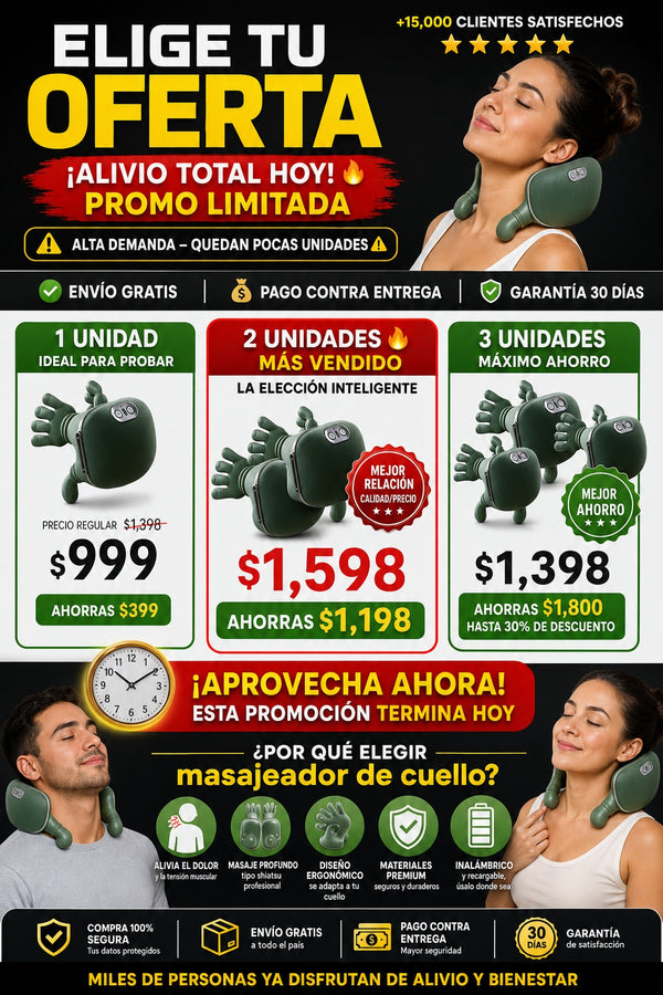 masajeador de cuello - imagen 2