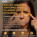 Parches hidrogel contorno ojos colágeno oro 24K antiojeras - imagen 3