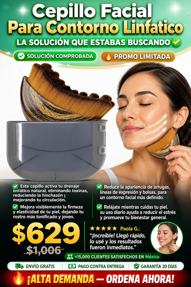 Cepillo Facial Para Contorno Linfatico - sección 3