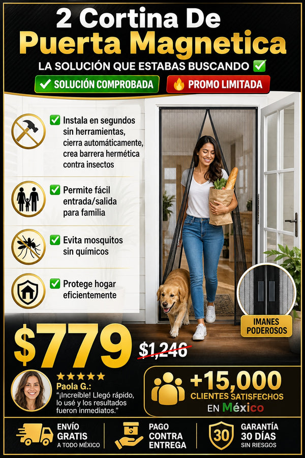 2 Cortina De Puerta Magnetica - sección 3