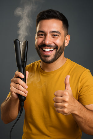 Plancha alisadora de cabello con vapor — imagen 3