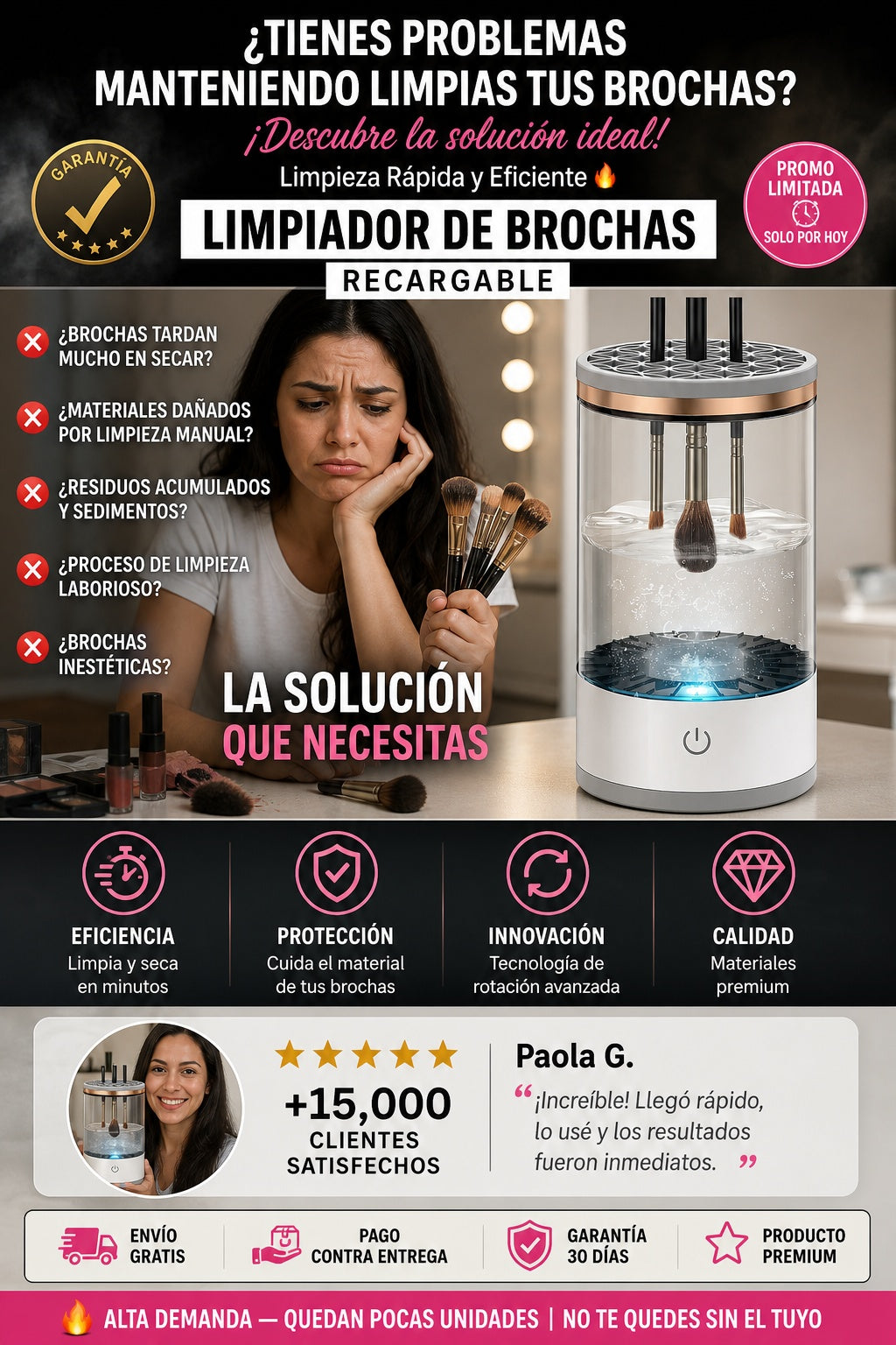 Limpiador De Brochas Recargable - imagen 3
