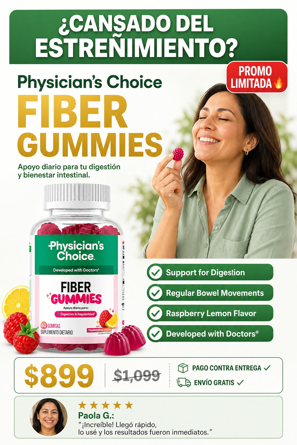 Physicians Choice Fibra 60 Gomas - imagen 3
