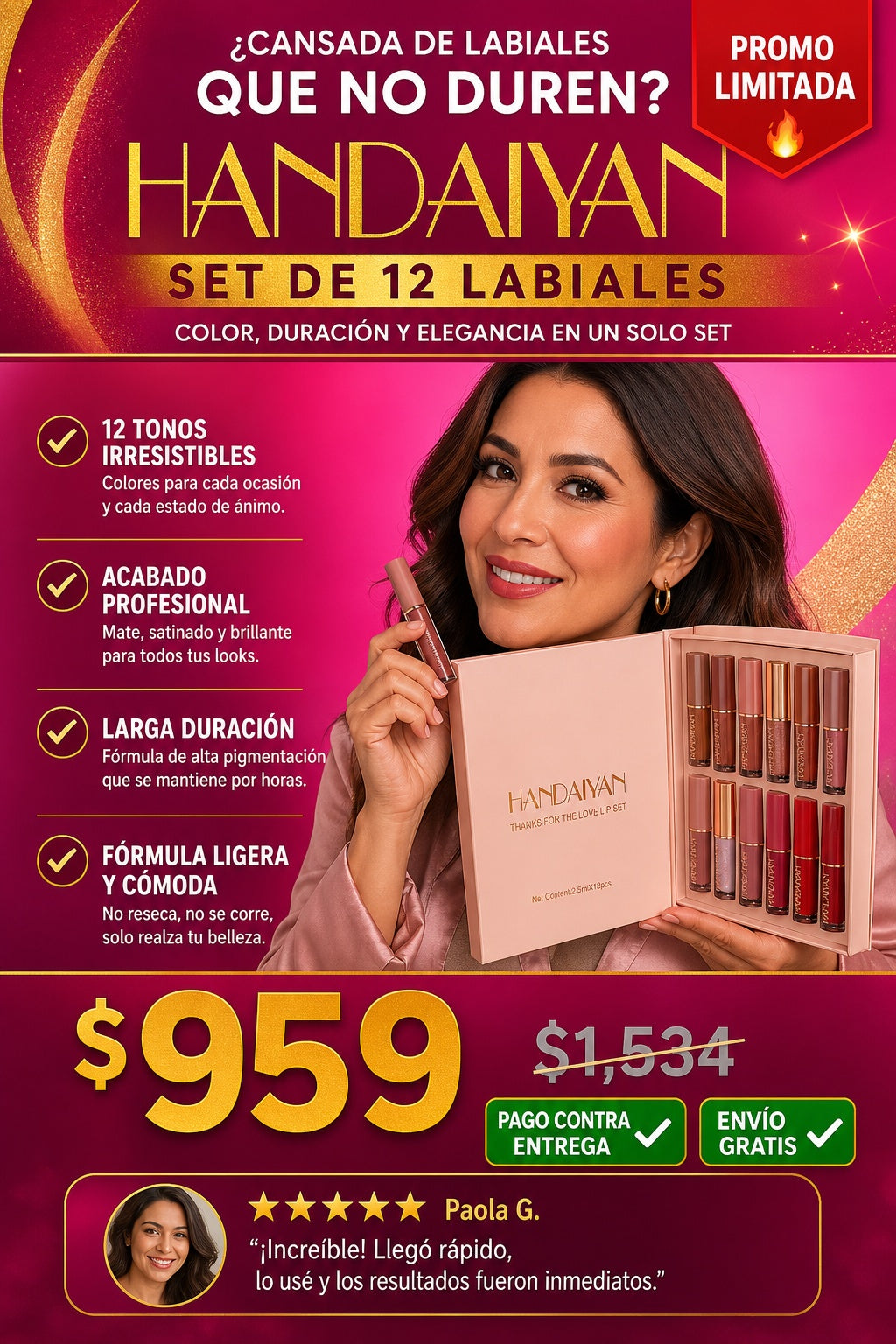 Set De 12 Labiales - imagen 3