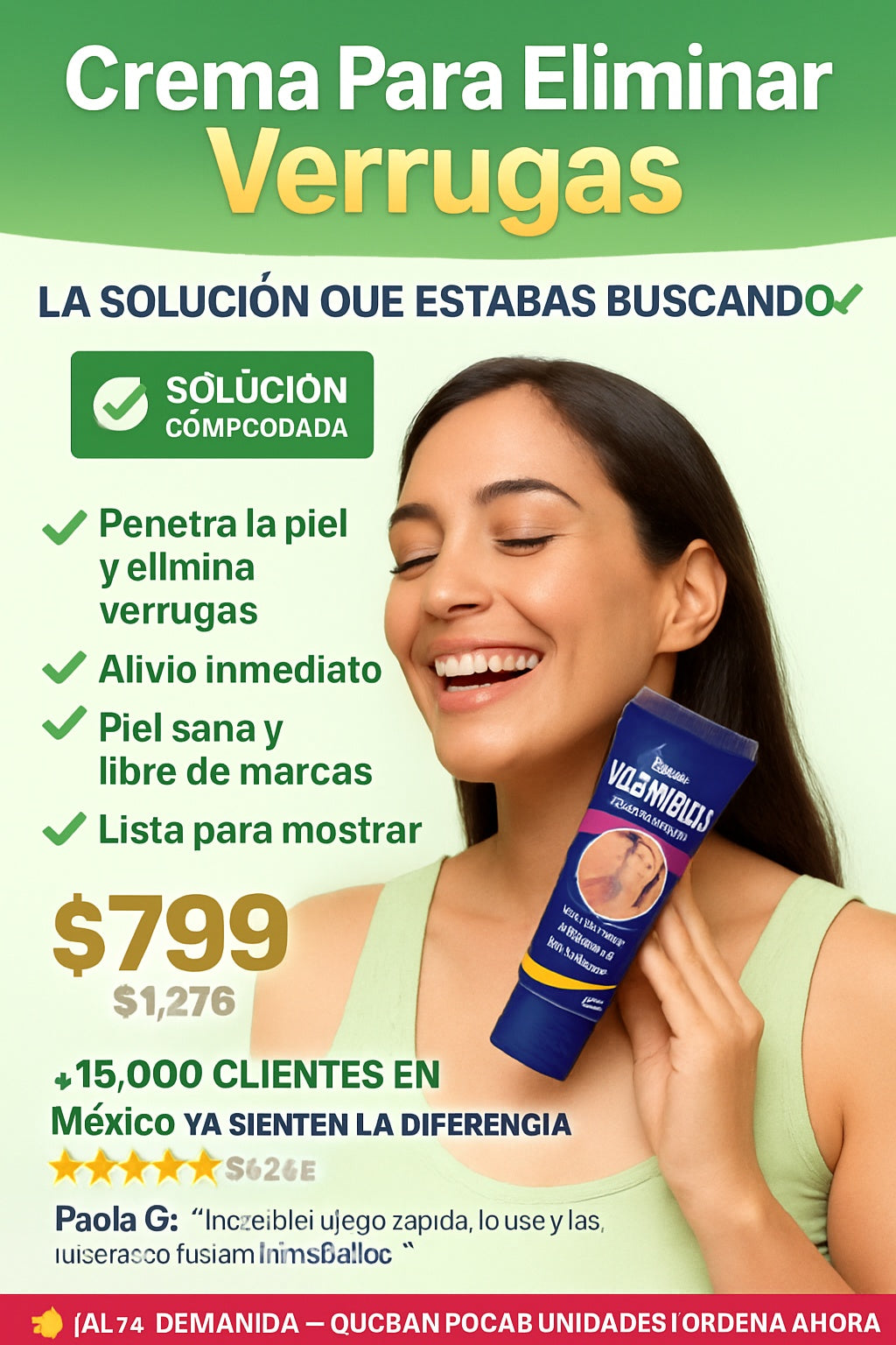 Crema Para Eliminar Verrugas - sección 3