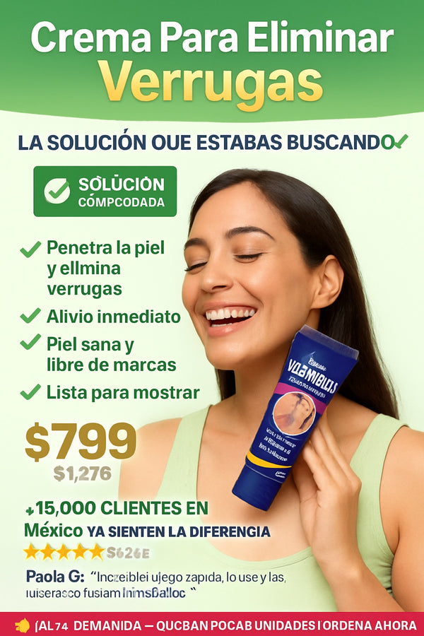 Crema Para Eliminar Verrugas - sección 3