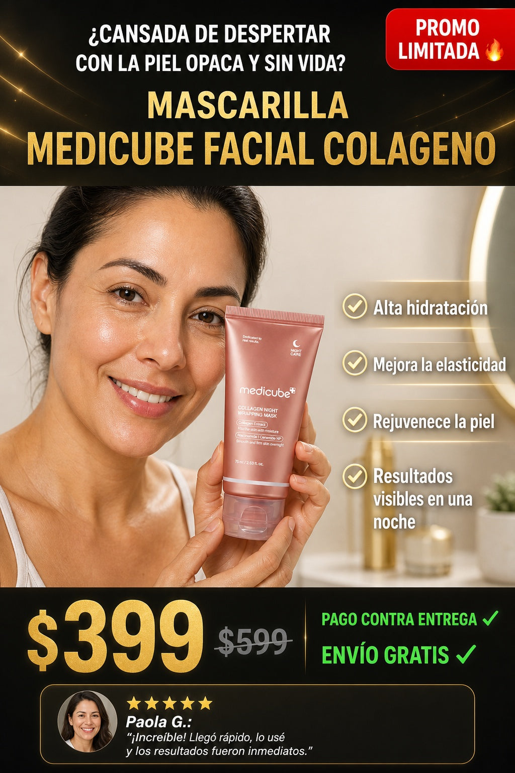 Mascarilla Medicube Facial Colageno - imagen 3