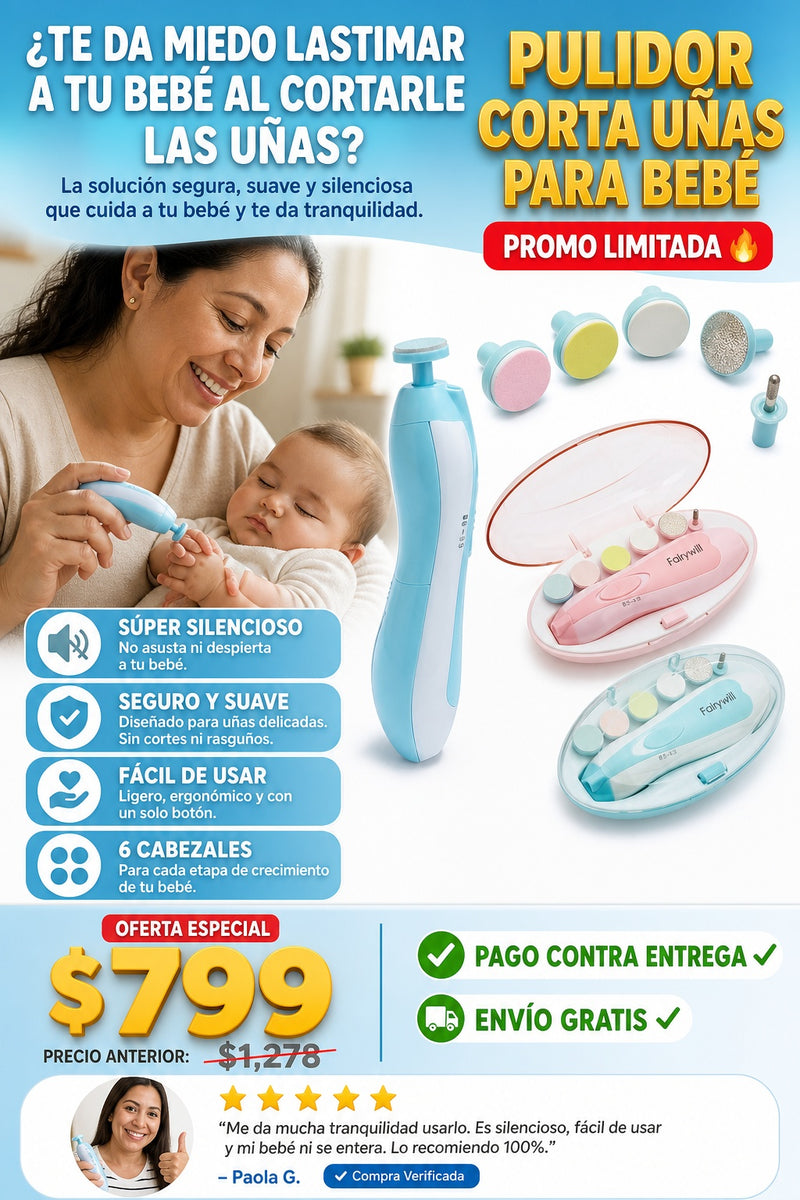 Pulidor Corta Unas Para Bebe - imagen 3