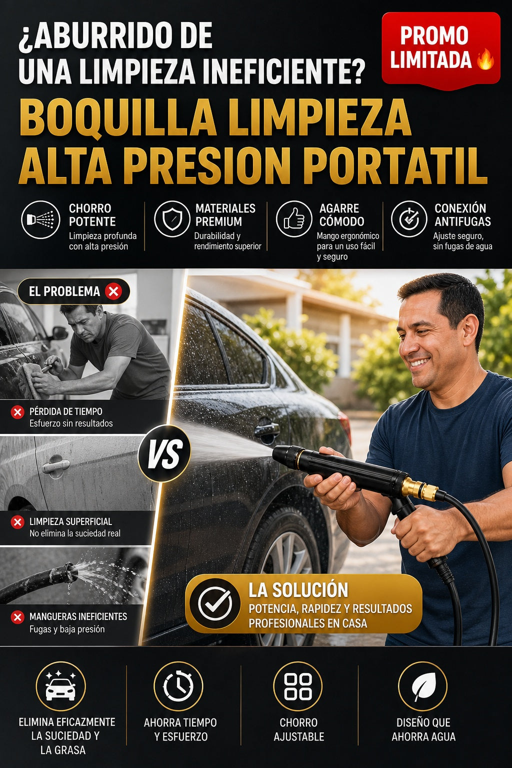 Boquilla Limpieza Alta Presion Portatil - imagen 3