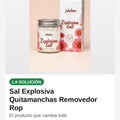 Sal Explosiva Quitamanchas Removedor Rop — solucion