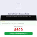 Barra Cubre Canas Cafe — testimonios