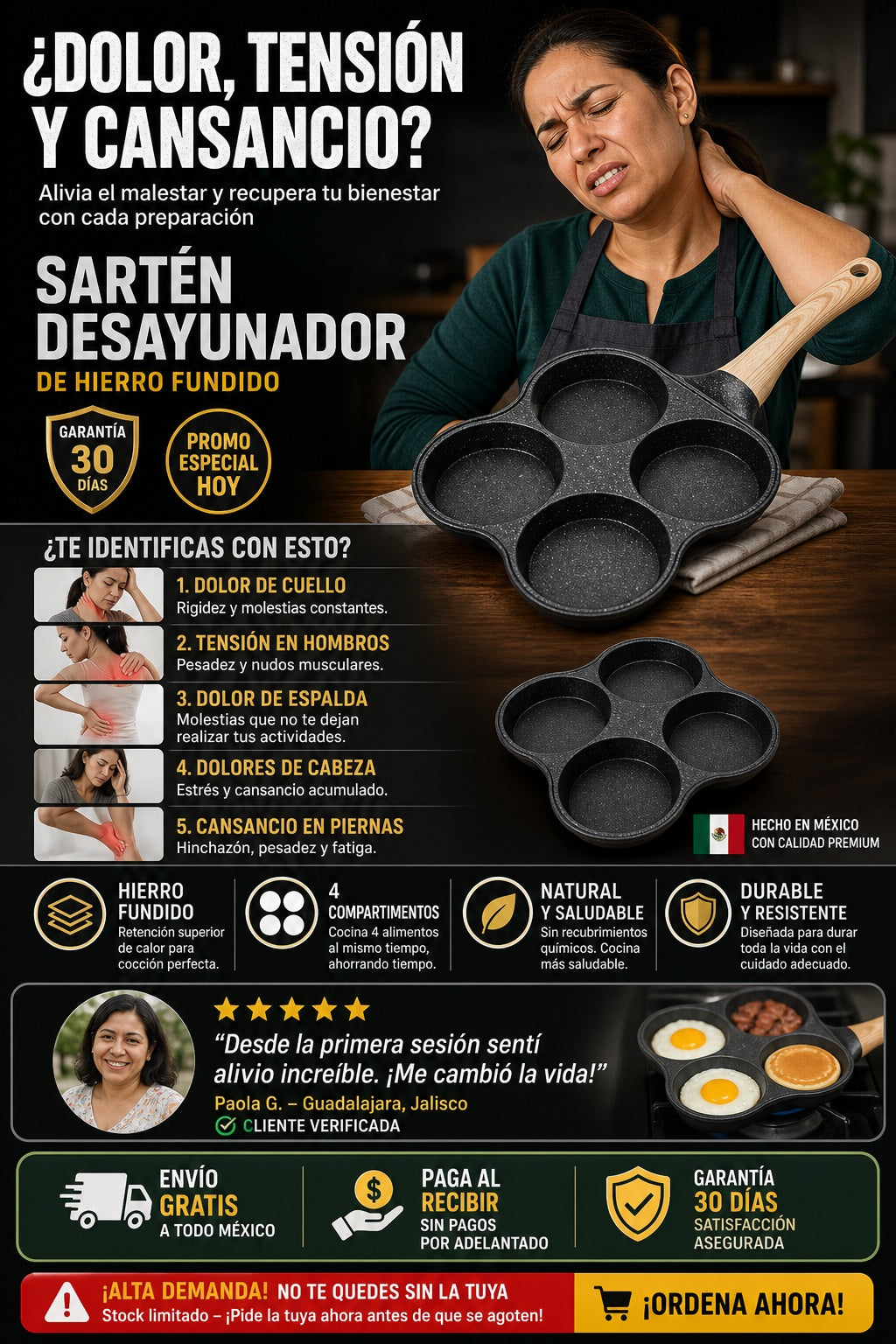 Sarten Para Almuerzo Antiadherente - imagen 3
