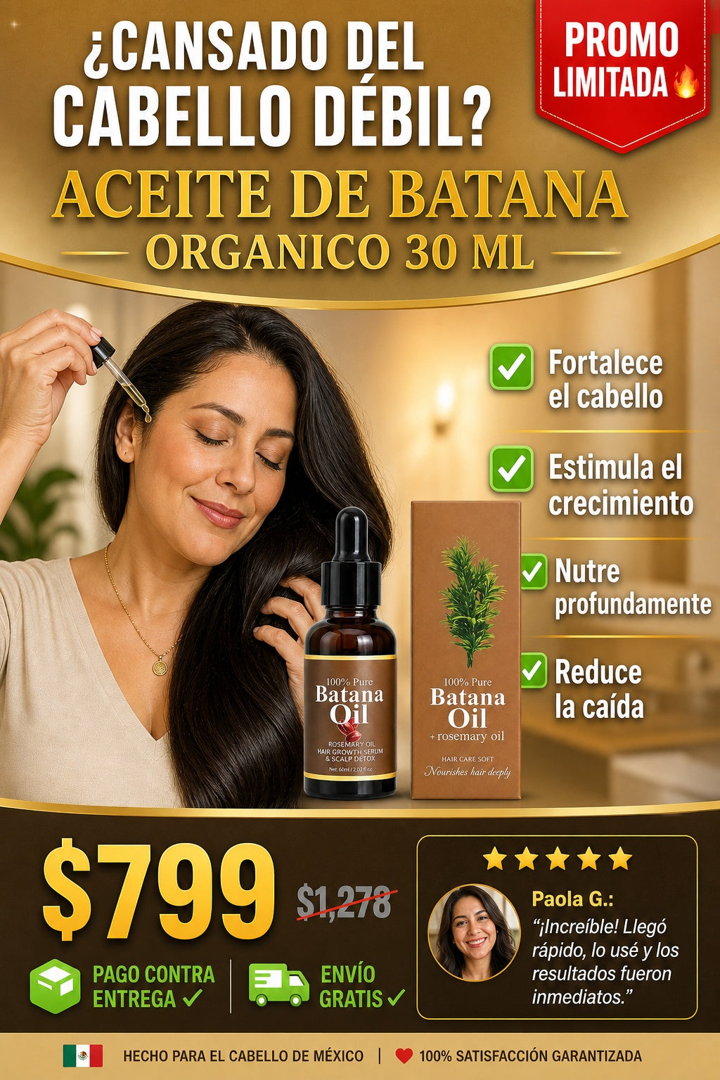Aceite De Batana Organico 30 Ml - imagen 3