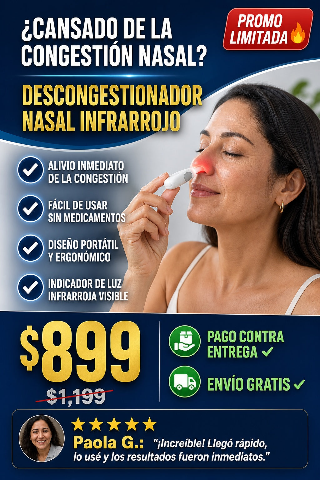 Descongestionador Nasal Infrarrojo - imagen 3