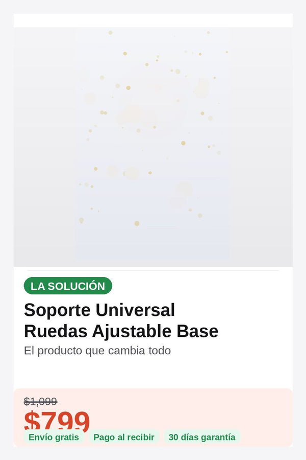 Soporte Universal Ruedas Ajustable Base — solucion