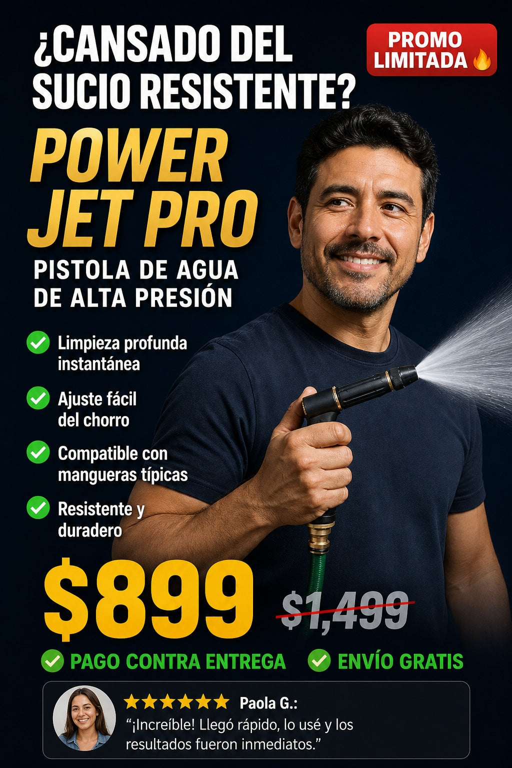 Pistola De Alta Presion De Agua Boquilla - imagen 3