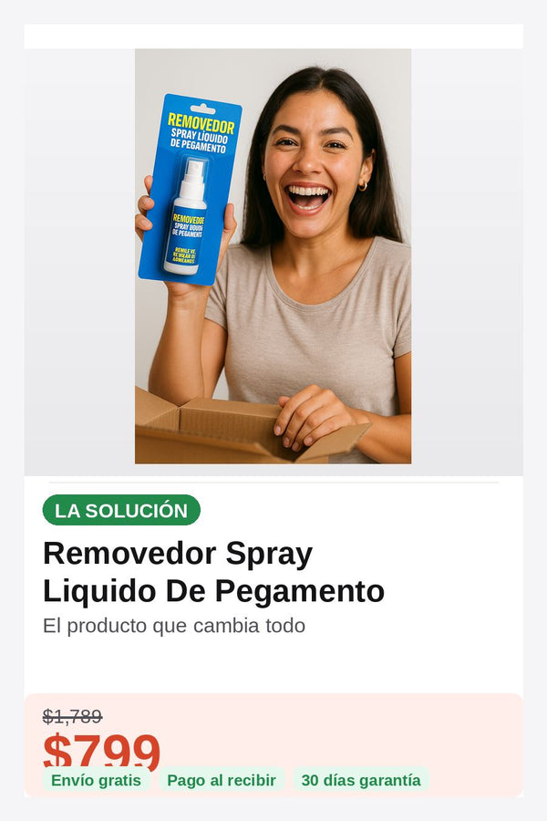 Removedor Spray Liquido De Pegamento — solucion