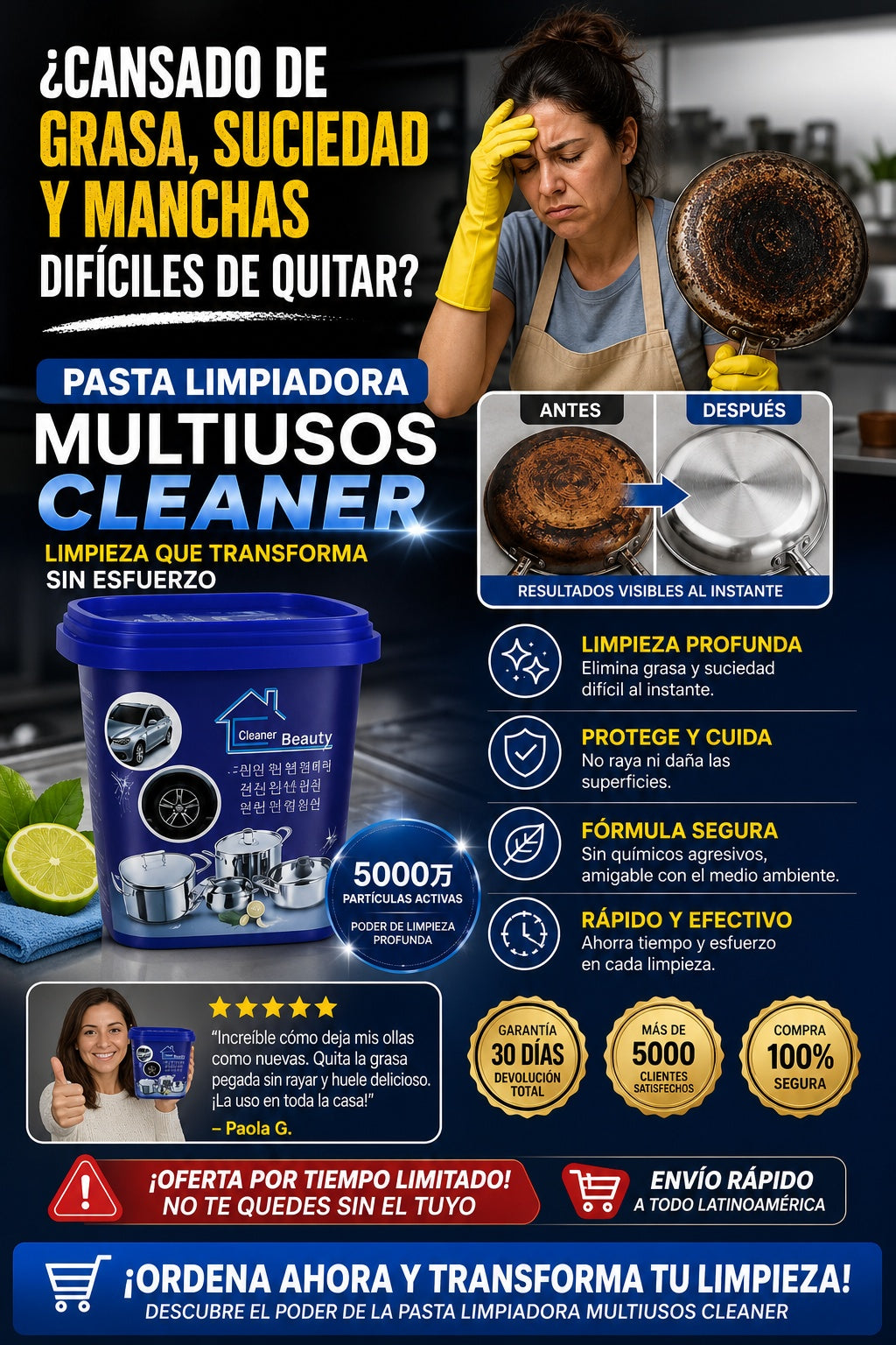 Pasta Limpiadora Multiusos Cleaner - imagen 3