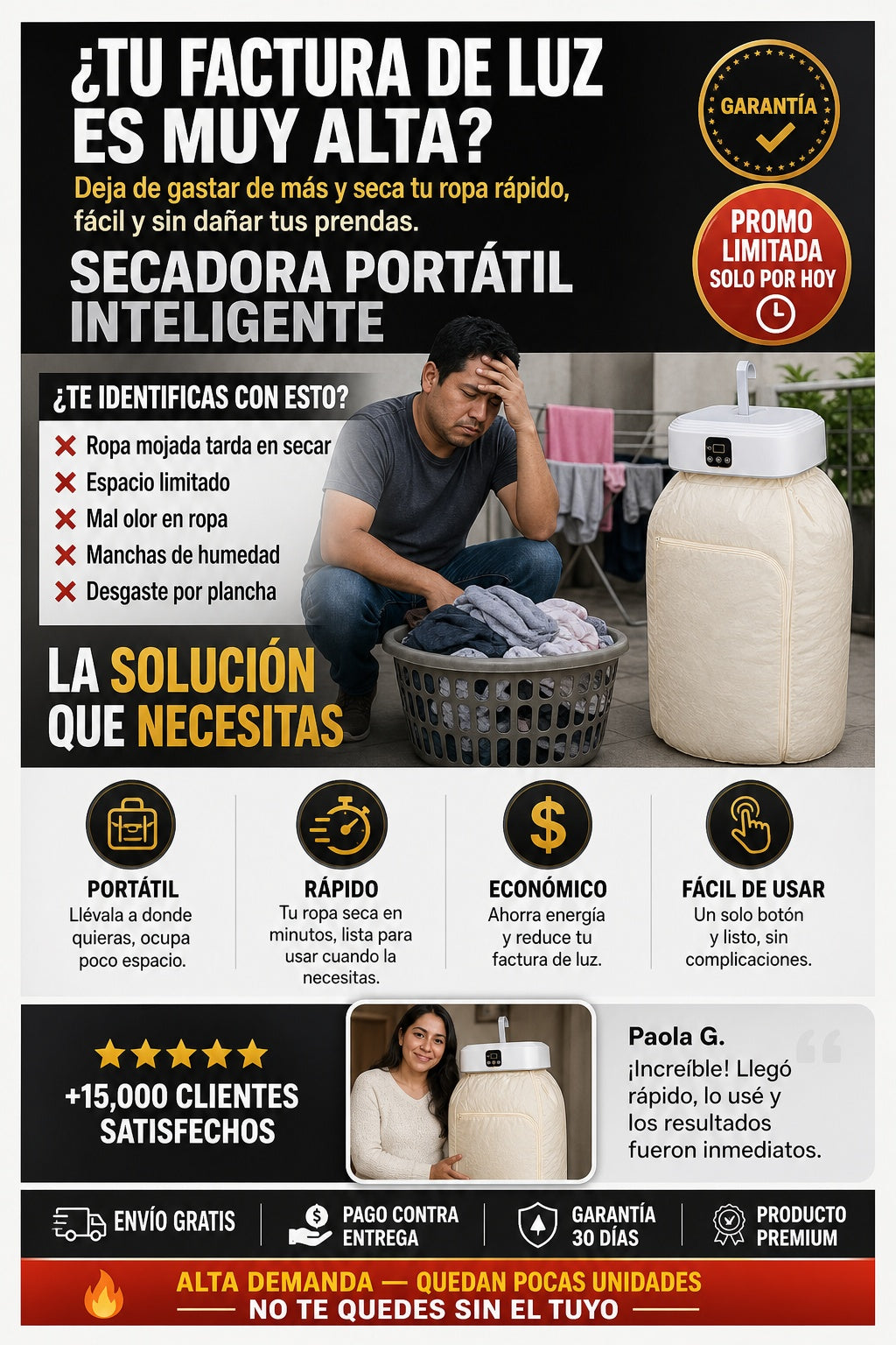 Secador De Ropa Portatil - imagen 3