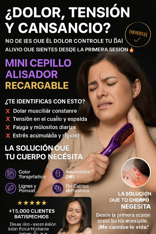 Mini Cepillo Alisador Recargable - imagen 3