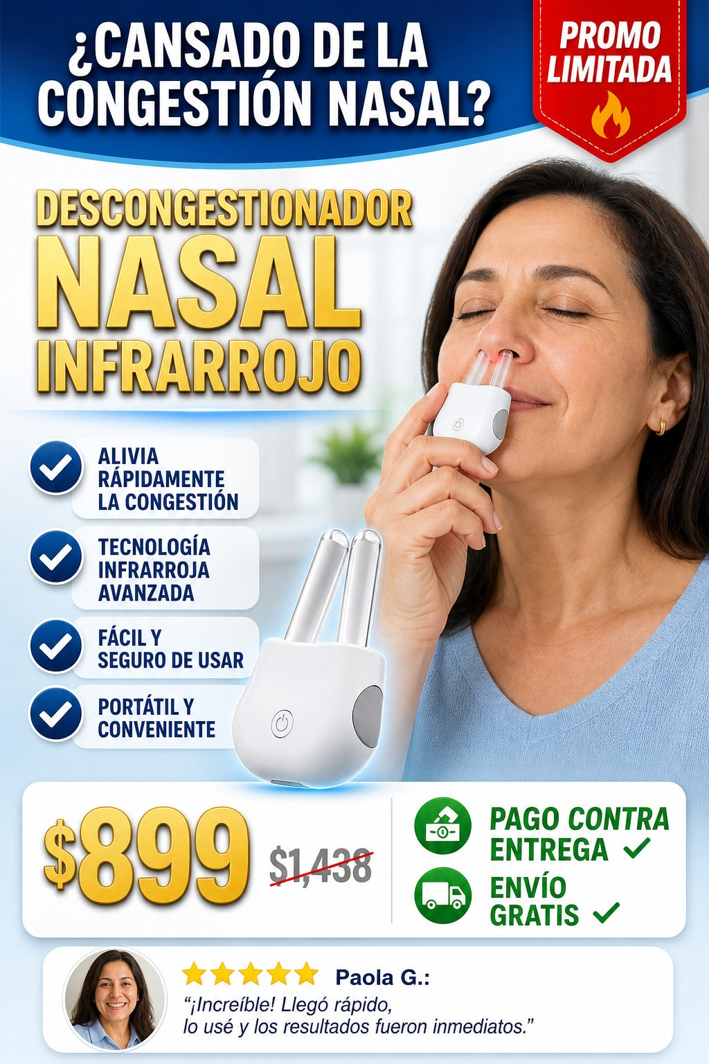 Descongestionador Nasal Infrarrojo - imagen 3