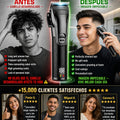 Cortadora eléctrica de cabello profesional recargable con guías ajustables - imagen 4