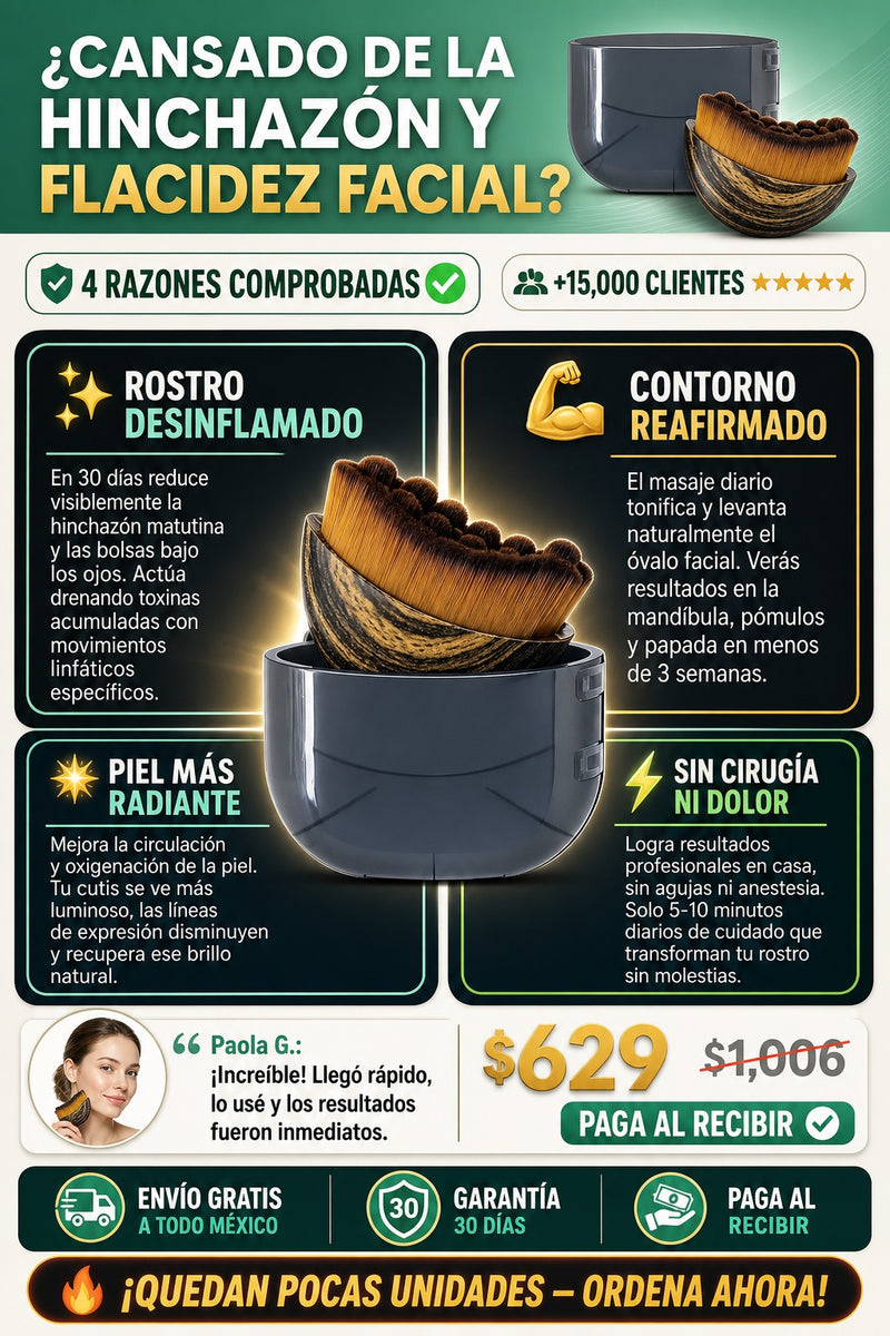 Cepillo Facial Para Contorno Linfatico - sección 4